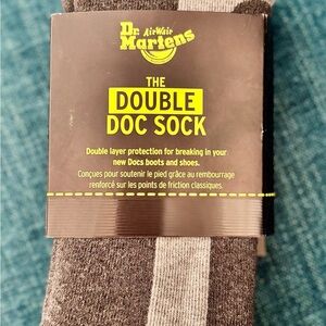 Dr. Martens Double Doc Sock - Brown and Gray